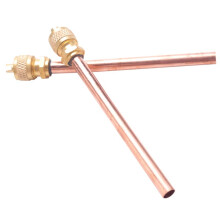 100 Valve 1/4 Inch SAE X 1/4 Inch OD x 4 Inch Stem Core AC Refrigeration
