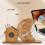 Easy to Use Manual Rotating Calendar-Boat shaped pen hold 6