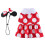 Hundekleid mit Polka-Dot-Muster, Größe L, Rot-Weiß, Polyester 2