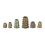 Threaded Inserts Nuts, Wood Insert Assortment Tool Kit, M4/M5/M6/M8 Furniture Screw Inserts Bolt Fastener(330 PCS) 6