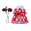 Hundekleid mit Polka-Dot-Muster, Größe L, Rot-Weiß, Polyester 11