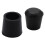 30 Pcs Rubber Cone Shape Desk Feet Protector Chair Leg Tip Pad Black 5