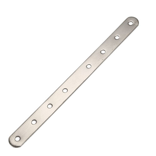5X Metall 8 Löcher Flach Gerade Design Eckwinkel Winkel 250mm 2