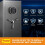 2X Lock Replacement Chrome Digital Keypad Electronic Lock 3