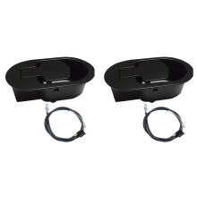 2X Recliner Release Pull Handle with Cable Universal Couch Release Lever Replacement Parts Sofa Pull Handle Accessories