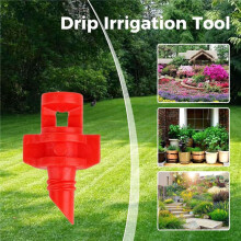 300 STKS 360 Graden Vernevelingssproeierirrigatie, Sproeierssproeier voor Tuinirrigatiesysteem, Sproeier Die Druppelaars Automatiseert