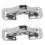 20Pcs Soft Close Kitchen Cupboard Cabinet Wardrobe 90Degree Door Hinges & Screws 4