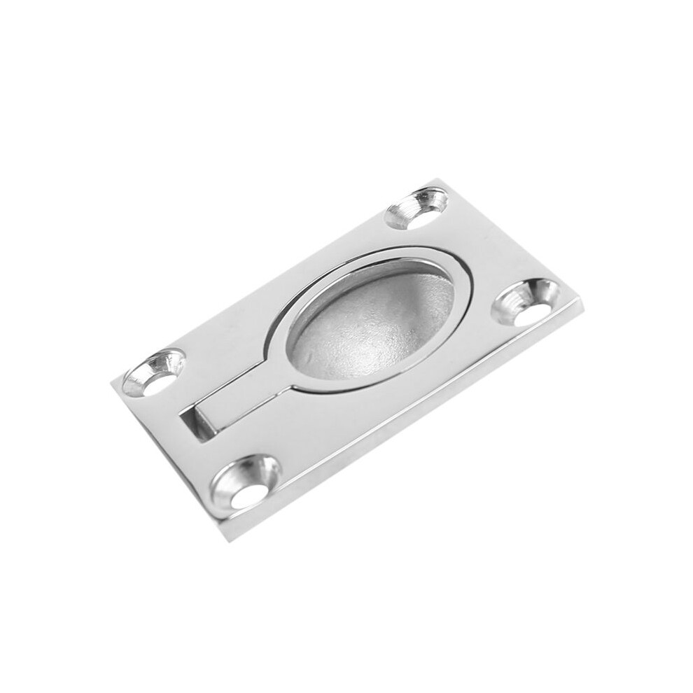 5Pcs 48 X 38Mm Boat Locker Hatch Cabinet Flush Mount Ring Pull Handle Marine Surfing Hardware 316 Stainless Steel 6031444444574