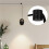 15 Pack Ceiling Hooks for Ceiling Hanging Lights, Pendant Light Hook for Ceiling Lamp, Ceiling Hooks, DIY Lamp Black 3