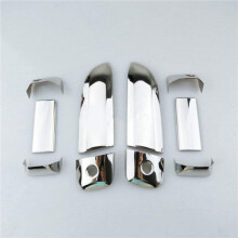 30Pcs Car ABS Chrome Door Handle Bowl Insert Frame Overlay Panel for Hiace 2005-2015 Car Styling