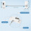 Refrigerator Lock Combination 4 Pack Refrigerator Lock for Children Adhesive Freezer Lock Child Safe Refrigerator Lock 8