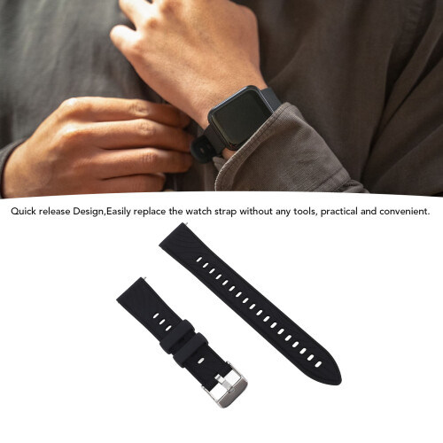 Quick Release GT4 Strap Silicone Engraved 1