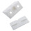 Furniture Cabinet Fastener Corner Braces Angle Brackets White 80pcs 2