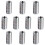 60 Pcs Thread Reducing Nuts, M8 Male to M6 Female Thread Screw Sleeve Bolt Conversion Nuts, Threaded Reducers Adapters 3