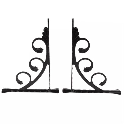 16Pcs Wall Mounted L Shaped Angle Bracket Multifuntional Brace Shelf Brackets Decorative Shelf Brackets Wall Brackets S 1
