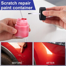 120 Botellas de Pintura para Retoque, Contenedor Vacío de Pintura para Retoque de 30 Ml con Cepillo y Bola Mezcladora para Reparación de Virutas de