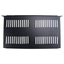 2X 1U Server Rack Mount Shelf Vented Cantilever Tray for 19Inch Network Equipment Rack & Cabinet