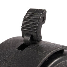 5X Furniture Swivel Locking Caster 8mm Screw Stem 2-Inch Dia Wheel Black