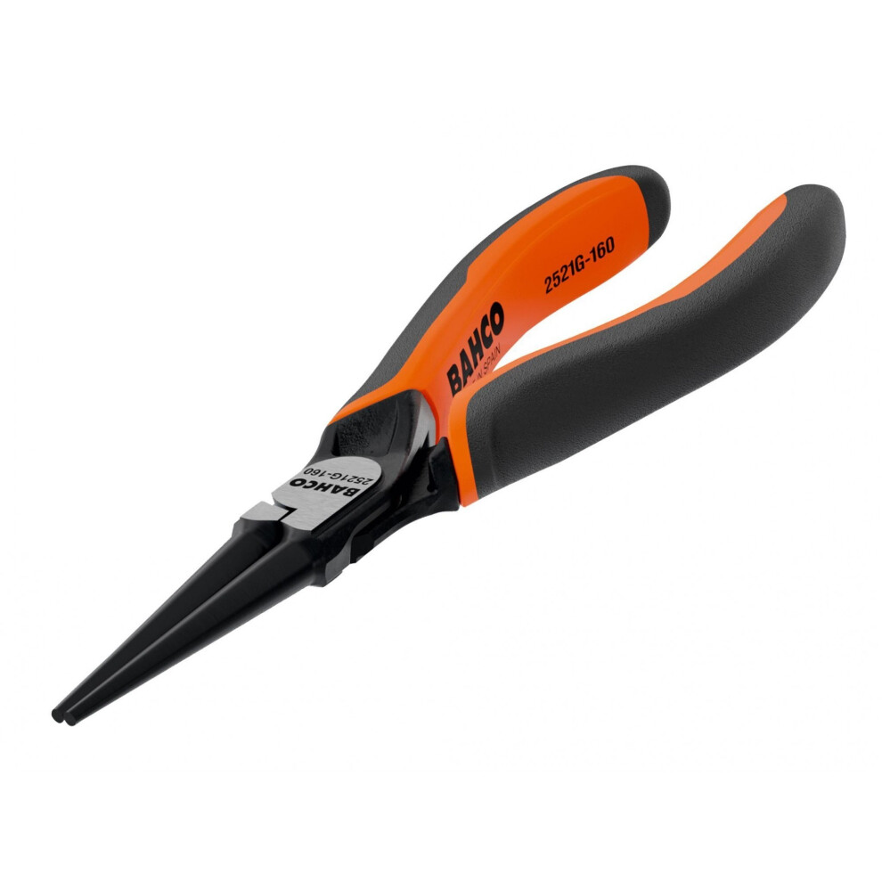 Bahco 2521G Ergo Round Nose Pliers 140Mm (5.1/2In)
