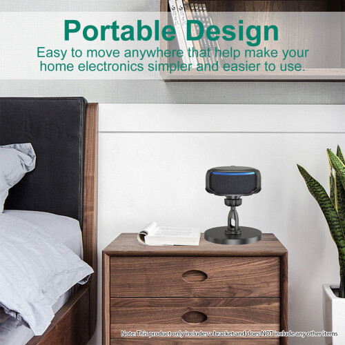 Smart Speaker Stand Compatible with Echo Dot 3rd Gen Space Saving Desktop Mount 1