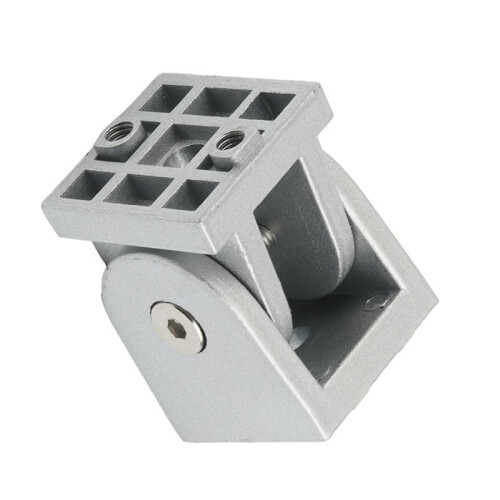 4X 4040 Conector de Ángulo Recto con Bisagra Flexible para Perfil de Aluminio 2