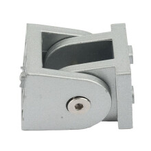 4X 4040 Flexible Hinge Pivot Joint Aluminum Fittings Right Angle Connector for Aluminum Profile