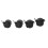 Set of 40 Screw in Caster Wheels - 2 with Lock Function 3