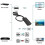 2X Scart Till -Omvandlare Audio Converter Video Kabelbox Adapter Stöder 1080P HD Conversion Adapter 2