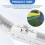 8 Pack Gutter Downspout Extensions Gutter Hinges Downspout Extension for Rectangle or Square Downspout 5