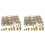 800Pcs Threaded Inserts,M2/M2.5/M3/M4/M5/M6 Thread Knurled Nuts Assortment Kit,Heat Set Insert for Plastic 3D Printing 2