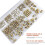 800Pcs Threaded Inserts,M2/M2.5/M3/M4/M5/M6 Thread Knurled Nuts Assortment Kit,Heat Set Insert for Plastic 3D Printing 5