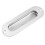 4pcs Rectangular Face Fix Flush Recessed Sliding Door Pull Handle Stainless Steel 5
