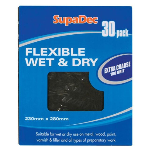 SupaDec Sandpaper (Pack of 30)