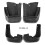 4Pcs Car Front Rear Mud Flap Mudguards Mudflaps  Guards with 4Pcs Car Side Door Handle Frame Cover Trim 2