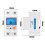 230V AC Din Rail Single Phase Reset Zero  Meter KWh Voltage Current Power Consumption Counter Wattmeter 8