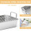 Rectangular Chicken Roasting Pan Non-Stick Grill Household Cooking Roasting Pan 5