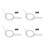 MR-34B Eingelassener Fenstersensor DC100V 10W, 10 Sätze 16