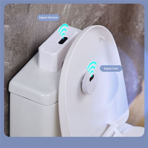 Automatic Toilet Flush Button+2 x Transmitter Toilet  Sensor Flusher Rechargeable  Toilet Flushing Sensor 2