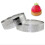 20X Circular Stainless Steel Tart Ring Tower Pie Cake Mould Baking Tools Perforated Cake Mousse Ring 6