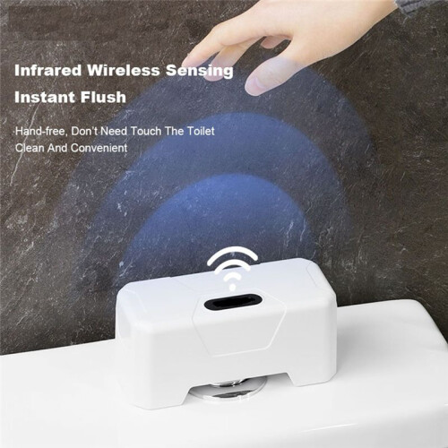 Automatic Toilet Flush Button Toilet  Sensor Flusher ExternalInfrared Flush  Toilet Flushing Sensor 1