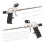 Pistola Dispensadora de Espuma Spray de Nível Profissional de 7,5 Polegadas com Cesto Antiaderente de Teflon e Válvula de Agulha, Pacote com 2 1