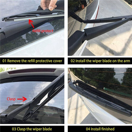 3X Rear Wiper Arm Blade Assembly - for   JK 2007-2016 2