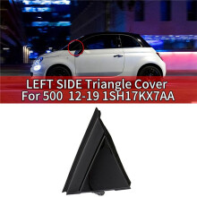 4X Car Left & Right Door Mirror Flag Cover Molding Triangle Cover for 500 2012-2019 1SH17KX7AA 1SH16KX7AA