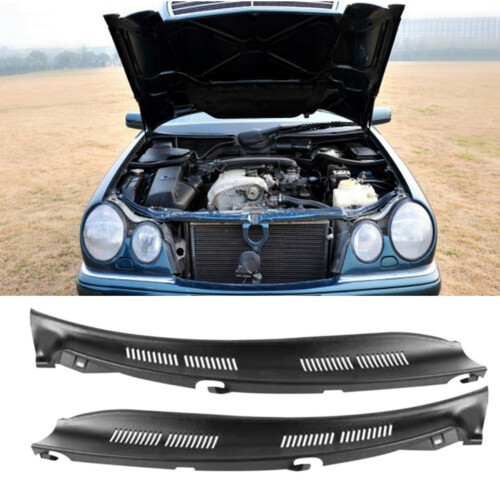 2X Front Left Windshield Wiper Cowl Trim Water Deflector Plate Neck Trim Panel for   E-Class W210 1996-2002 1