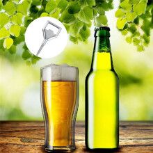 Metal Bottles Opener Kits 8 Pack Blank Stainless Steel Opener Insert DIY Metal Beer Opener Square Opener