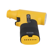 Electric Air Duster 130,000RPM Handheld Turbo Fan with Rechargeable Battery and Dual-Function Blowing & Suction in Orange