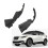 4Pcs Front Windshield Wiper Cowl Trim Water Deflector Plate Neck Trim Panel for  Kicks 2016-2020 7