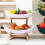 Fruit Tray Racks Table Plates Dinnerware Kitchen Fruit Bowl Partitioned Candy Cake Trays Tableware Dishes A 6