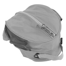 Large Capacity Water-Resistant Basketball Storage Bag with Reflective Strips Gray