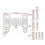 For  TMAX560 T-Max TMAX 560 2022-2024 Handlebar Riser Motorcycle CNC Handle Bar Raiser Extend Mount Clamp Adapter 7